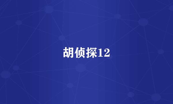 胡侦探12