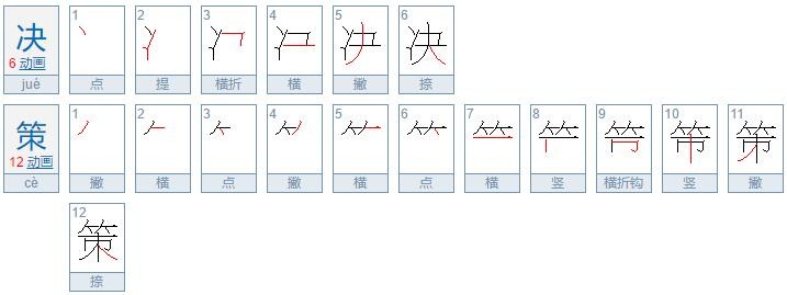 决定的近义词是什么？