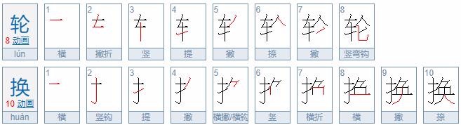 轮流的近义词是什么?