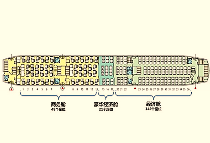 波音788机型座位图是什么？