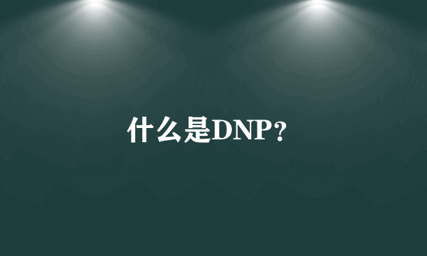 什么是DNP？