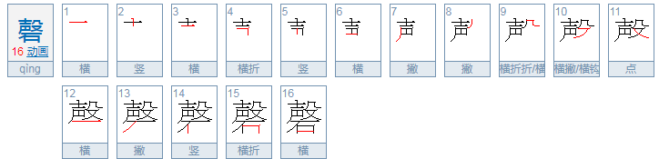 磬怎么读音是什么