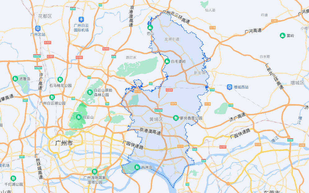 广州萝岗区属于什么区？