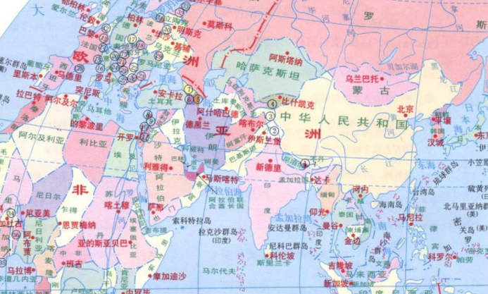 中国的邻国有哪些？