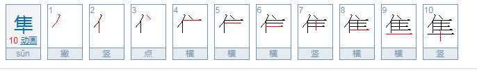 隼 怎么读?