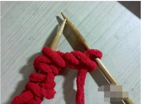 织围巾的时候怎么起针，起针之后该怎么办，求图