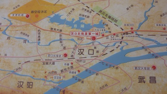 湖北武汉汉口详细地图？