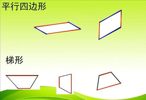 什么是平行四边形概念.什么是梯形概念