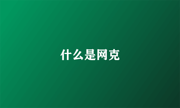 什么是网克