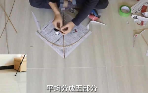 风筝上的线是怎么绑的？