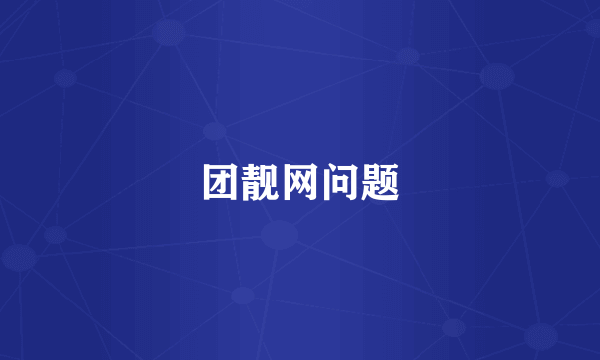 团靓网问题