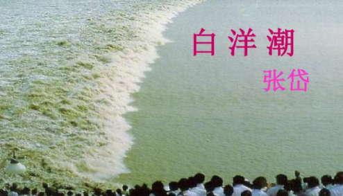 白洋潮原文及翻译 谁有 急.....................
