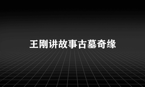 王刚讲故事古墓奇缘