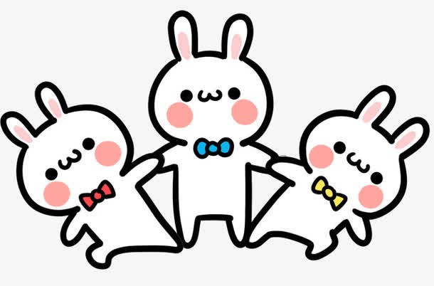 卡通兔子长什么样子？