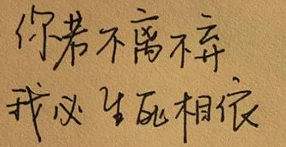 你若不离不弃下句幽默的有哪些?