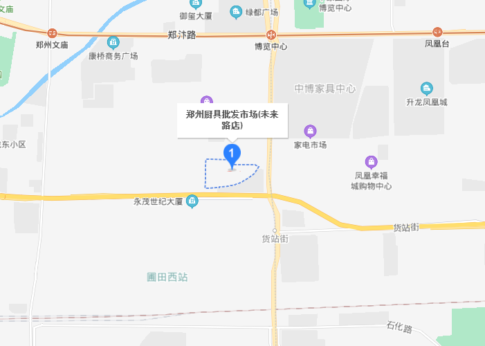 郑州厨具批发市场有几个和它们的位置