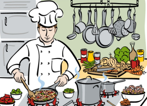 cook与cooking有什么区别？？