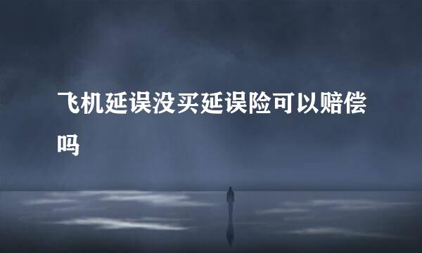 飞机延误没买延误险可以赔偿吗