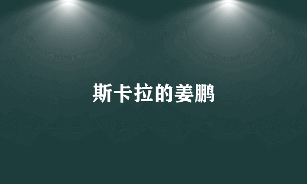 斯卡拉的姜鹏