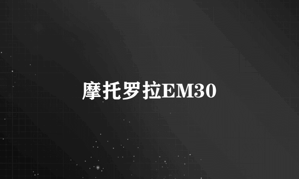 摩托罗拉EM30