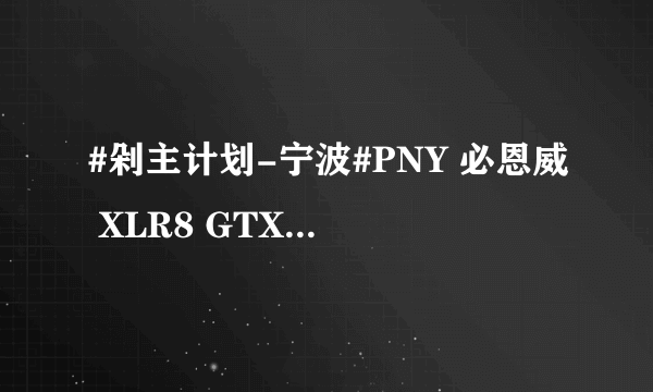 #剁主计划-宁波#PNY 必恩威 XLR8 GTX1050Ti 显卡 晒单测评（附与烈风跑分对比）