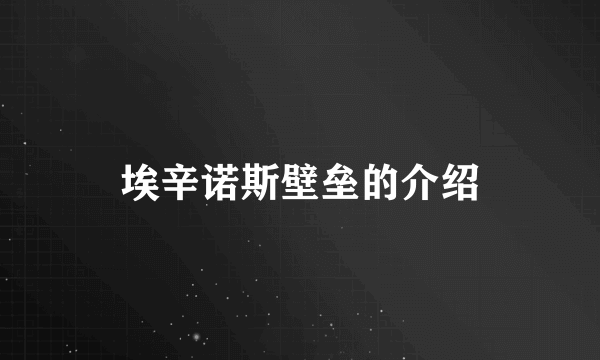 埃辛诺斯壁垒的介绍