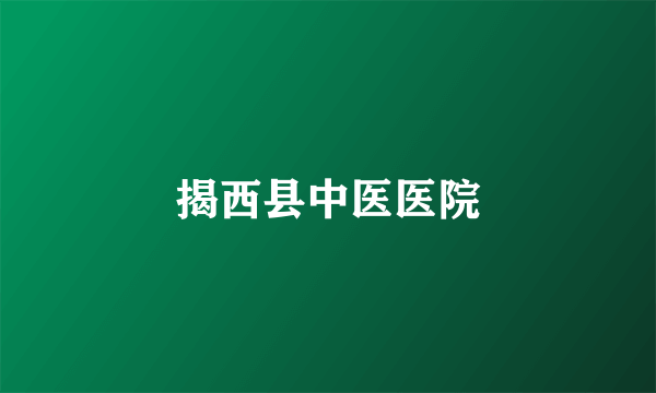 揭西县中医医院