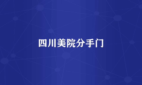 四川美院分手门