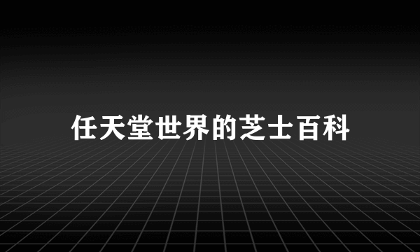 任天堂世界的芝士百科