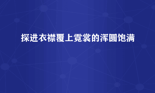 探进衣襟覆上霓裳的浑圆饱满