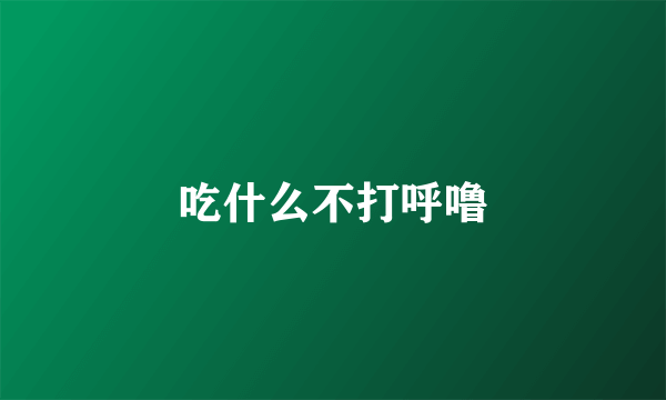 吃什么不打呼噜