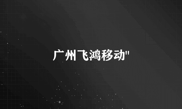 广州飞鸿移动