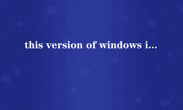 this version of windows is not supported by winpcap 4.0.the installation will be aborted