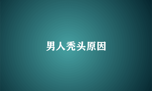 男人秃头原因