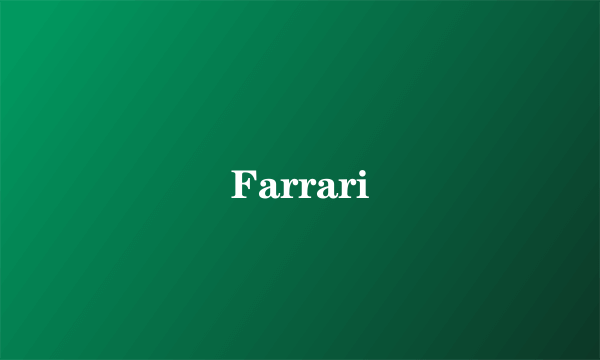 Farrari