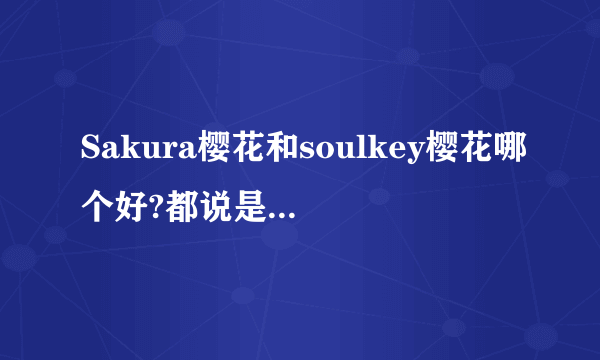 Sakura樱花和soulkey樱花哪个好?都说是昆山樱花厨房电器，不知道哪个才是真的？