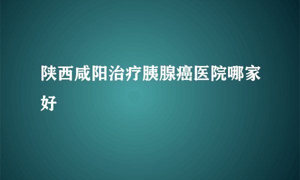 陕西咸阳治疗胰腺癌医院哪家好