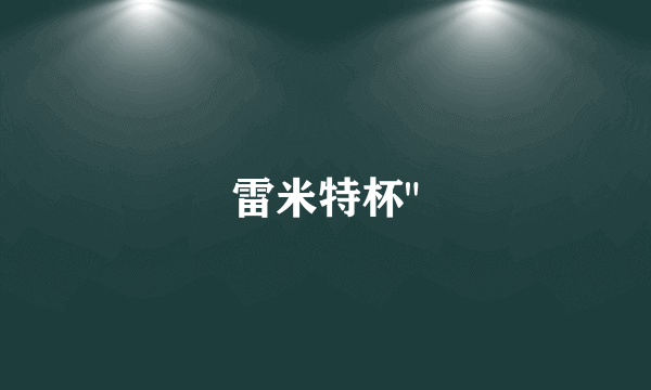 雷米特杯