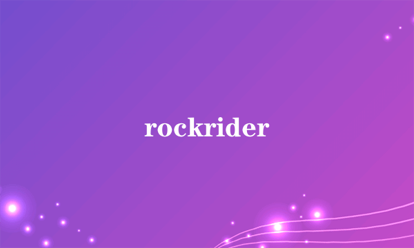 rockrider