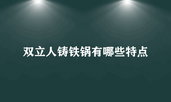 双立人铸铁锅有哪些特点