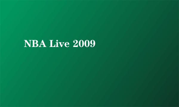 NBA Live 2009