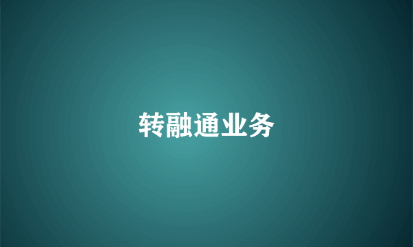 转融通业务