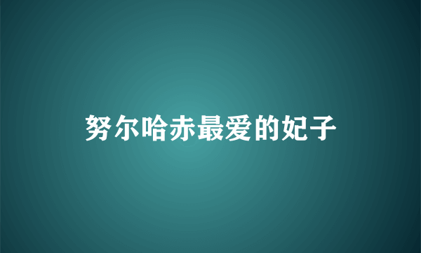 努尔哈赤最爱的妃子