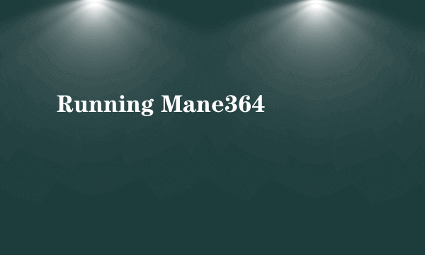 Running Mane364
