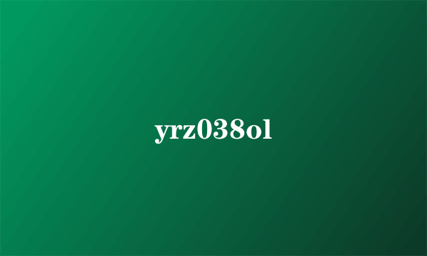 yrz038ol