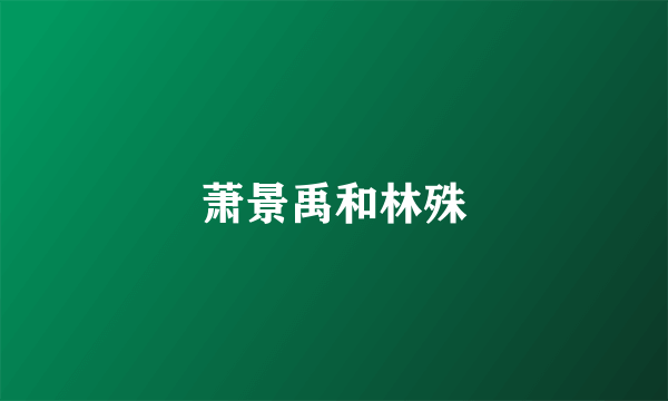 萧景禹和林殊