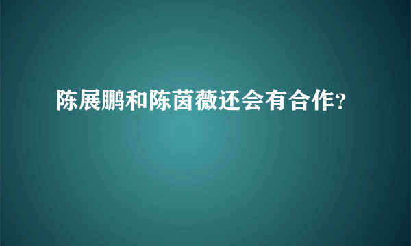 陈展鹏和陈茵薇还会有合作？