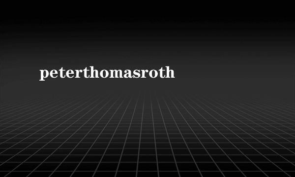 peterthomasroth