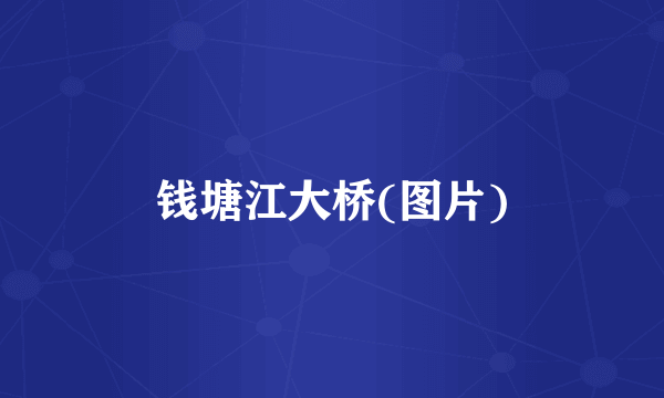 钱塘江大桥(图片)