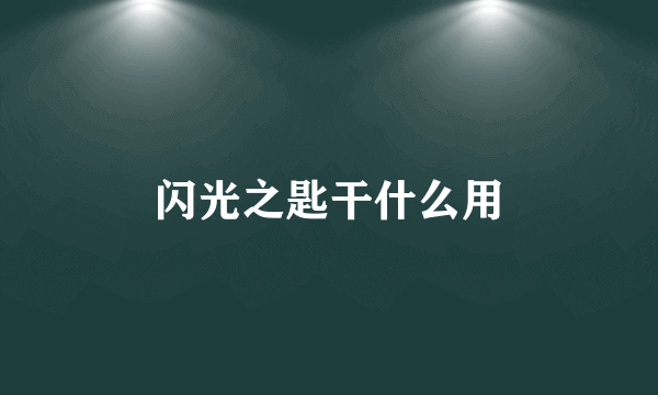闪光之匙干什么用